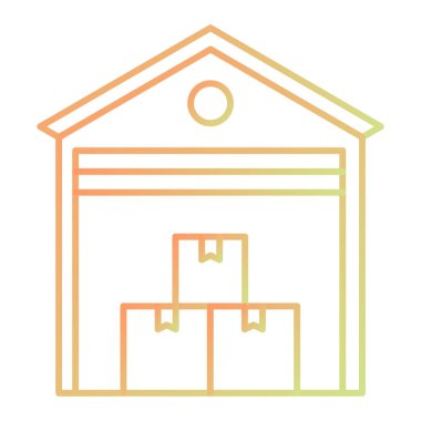 servis simgesi vektör illüstrasyonu