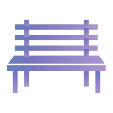 Yedek kulübesi Web simgesi basit illüstrasyon