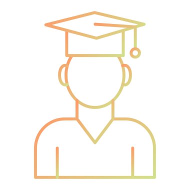 mezuniyet kapsülü vektör illüstrasyonu