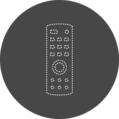 Uzaktan kumanda simge vektör çizim