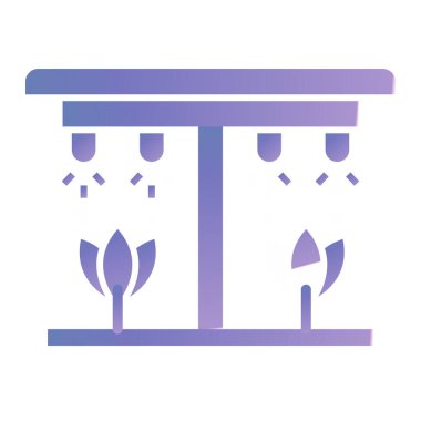 Bitki. Web simgesi basit illüstrasyon