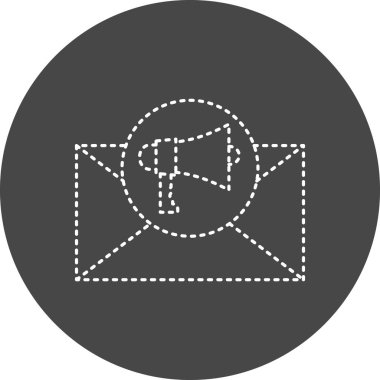 Email Marketing Vector Glyph Icon Design 