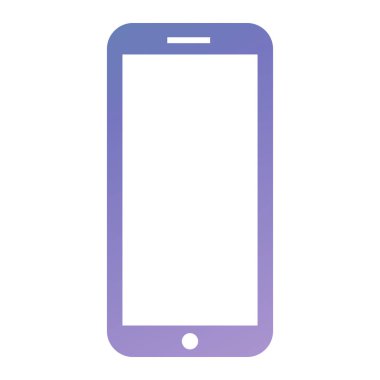 Akıllı telefon. Web simgesi basit illüstrasyon