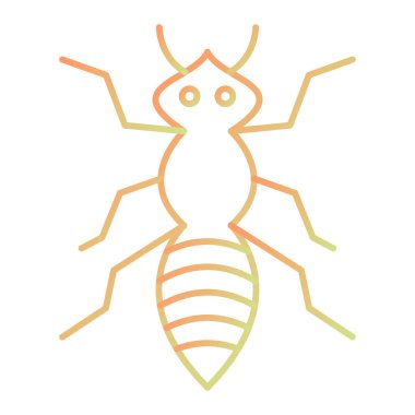 karınca simgesi vektör illüstrasyonu