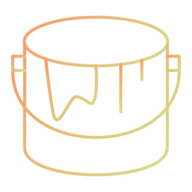 vector illustration of modern b lack icon of drum