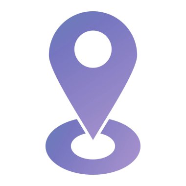 konum pin simgesi vektör illüstrasyonu