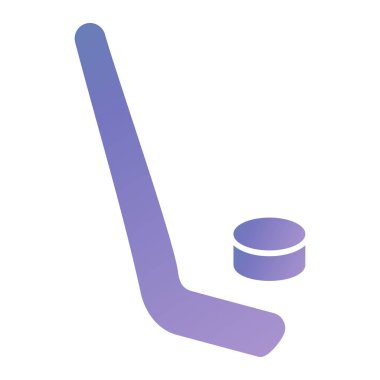 Hokey. Web simgesi basit illüstrasyon