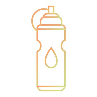 Plastik şişenin vektör çizimi