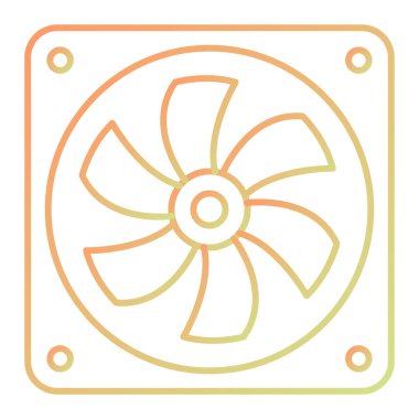 Hayran ikonu. vektör illüstrasyonu