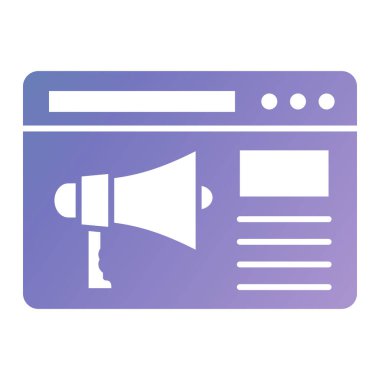 seo web simgesi vektör illüstrasyonu