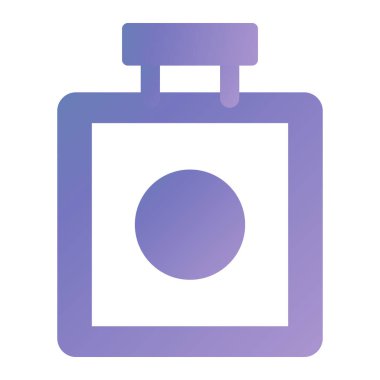 Parfüm. Web simgesi basit illüstrasyon