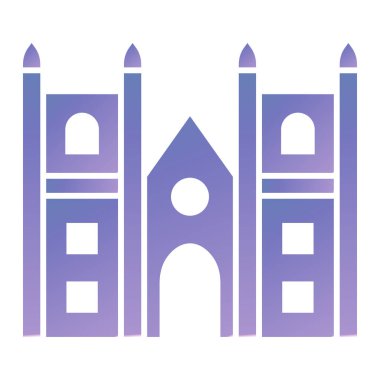 Bina. Web simgesi vektör illüstrasyonu