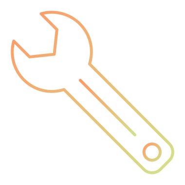 İngiliz anahtarı. Web simgesi basit tasarım