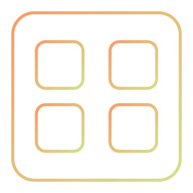 square frame with white squares on a light background