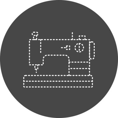 Sewing Machine. web icon simple design