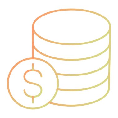 dolar paraları düz kutsal kişilerin resmi, vektör çizim