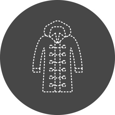 Coat web icon vector illustration