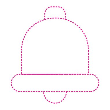 Çan simgesi vektör illüstrasyonu