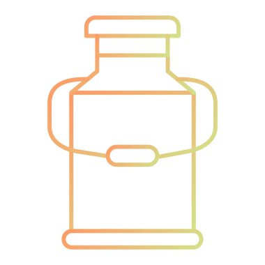 Bira şişesi simgesinin vektör illüstrasyonu