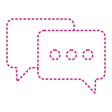 konuşma balonu ikonu vektör illüstrasyon tasarımı