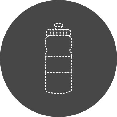 bottle. web color icon simple illustration