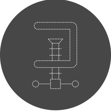 vector illustration of Vise modern icon