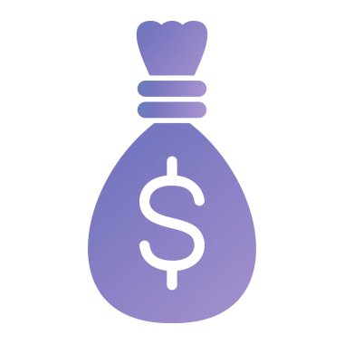 para çantası ikon vektör illüstrasyonu