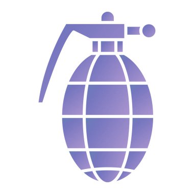 bomb icon vector isolated on white background for your web and mobile app design, earth logo concept