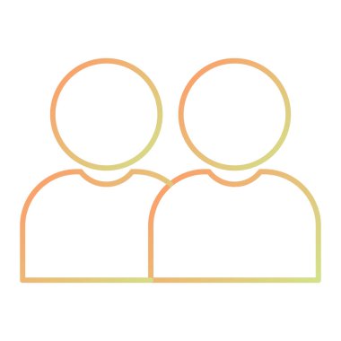 İnsan simgesinin vektör illüstrasyonu