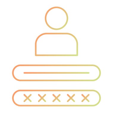 kullanıcı. Web simgesi basit illüstrasyon