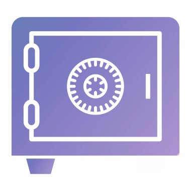 Güvenli vektör simgesi modern basit illüstrasyon