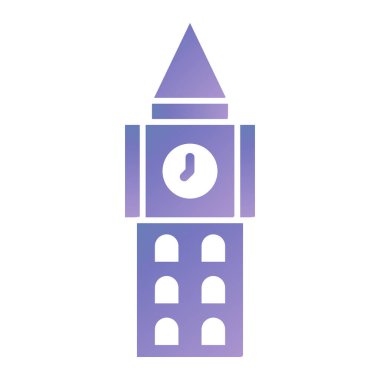 Modern yapı simgesinin vektör illüstrasyonu