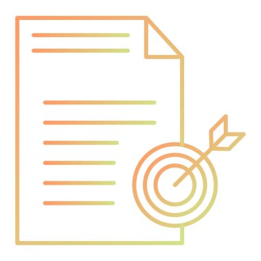 belge simgesi, vektör çizimi