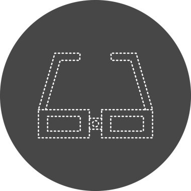 web icon, simple illustration of Glasses