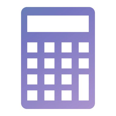 hesap makinesi simgesi, vektör illüstrasyonu