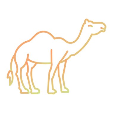 Deve Simgesi Vektör tasarımı