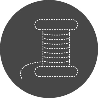 Bobbin. Web simgesi basit tasarım