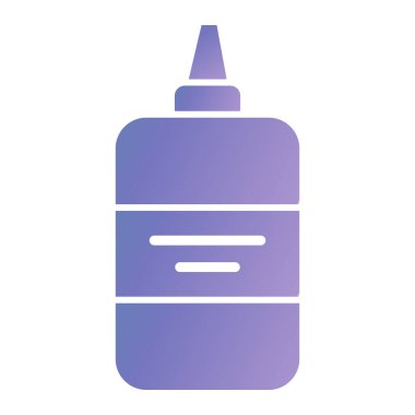 glue bottle icon. simple illustration of cleaning cleaner vector icons for web