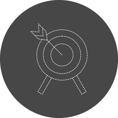 hedef simge vektör illüstrasyonu