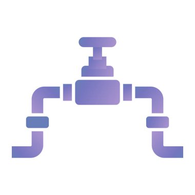 water tap icon. flat illustration of pipeline pump vector icons for web