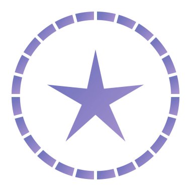 Yıldız. Web simgesi basit illüstrasyon