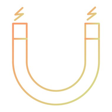 mıknatıs simgesi vektör çizimi