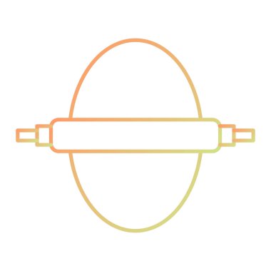 Yiyecek ve içecek ikonunun vektör illüstrasyonu