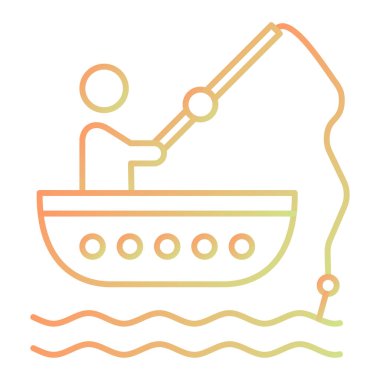 tekne ikonu vektör illüstrasyonu