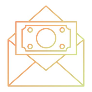 Para için. Web simgesi basit illüstrasyon