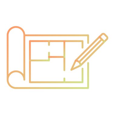 Modern eğitim ikonunun vektör illüstrasyonu