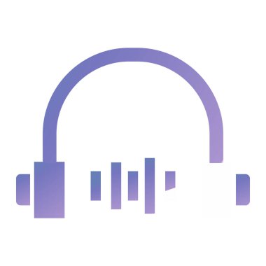 kulaklık vektör simgesi modern basit tasarım