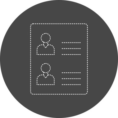 vector illustration of Friend List icon 