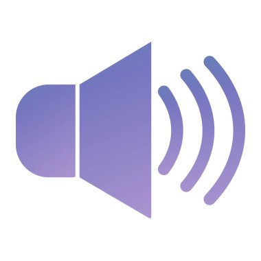 ses simgesi vektör illüstrasyonu