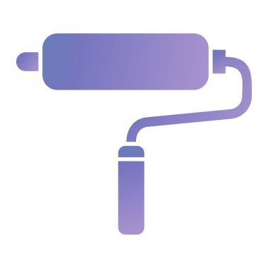 Boya silindiri ikonu. vektör illüstrasyonu